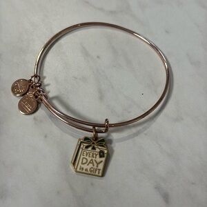 2017 every day is a gift Alex and Ani gently used bracelet